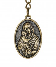 Брелок Икона Донская Богородица Овал 3888