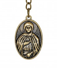 Брелок Икона Ксения Петербургская Овал 3890