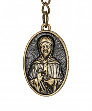 Брелок Икона Матрона Московская Овал 3891