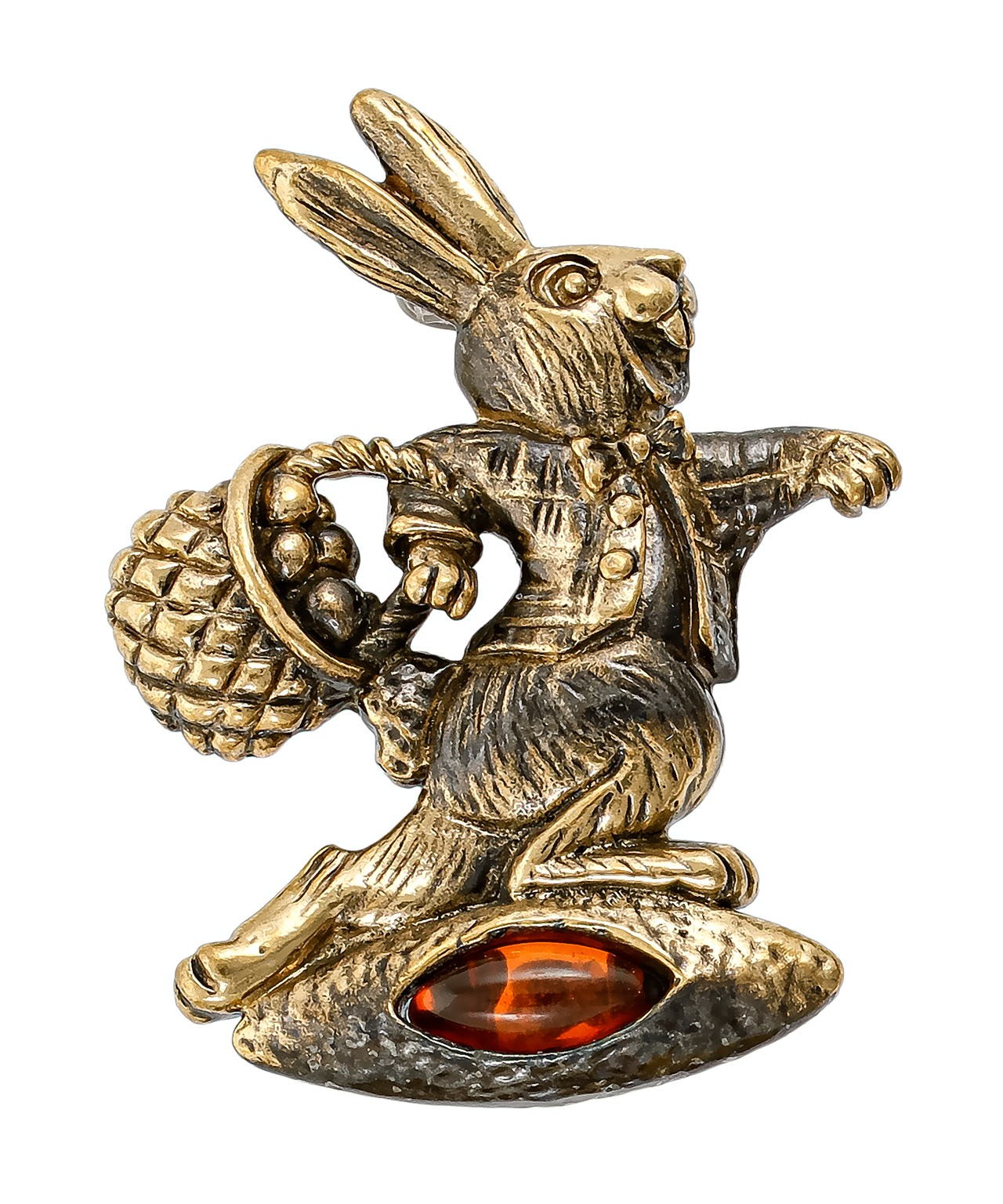 Брошь Заяц Пасхальный 1079.4