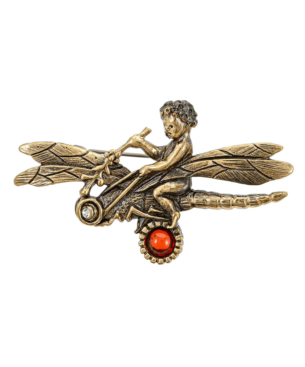 Брошь Стрекоза и Ангел 1196.4