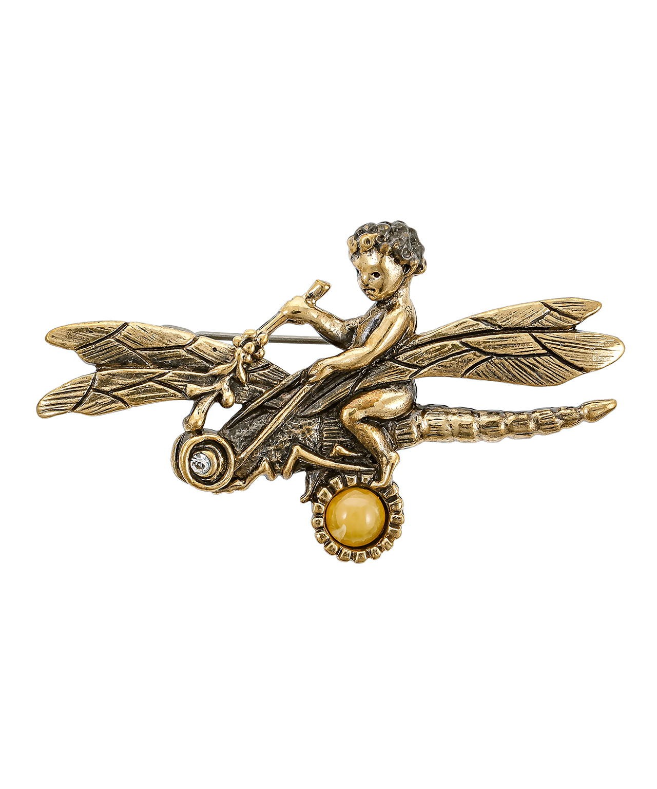 Брошь Стрекоза и Ангел 1196.4