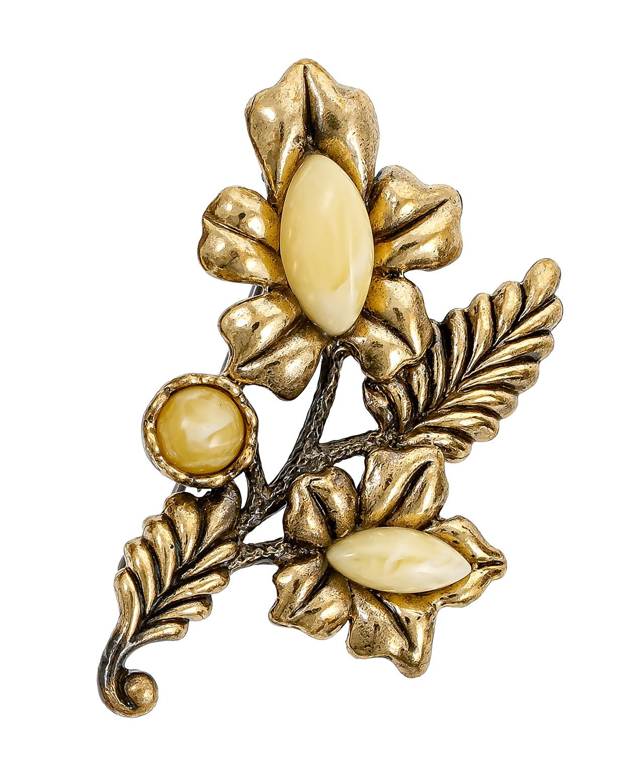 Брошь Веточка Миндаль 1319.4