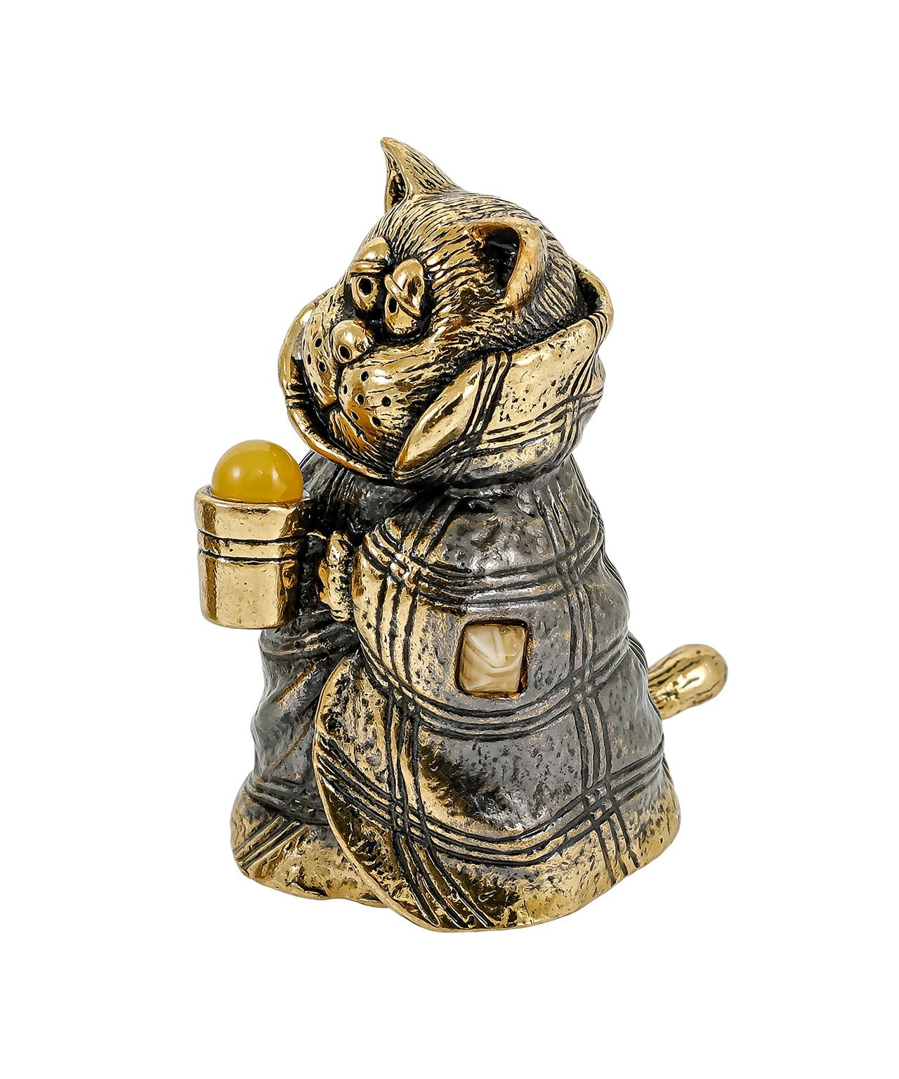 Колокольчик Кот в одеялке 1581