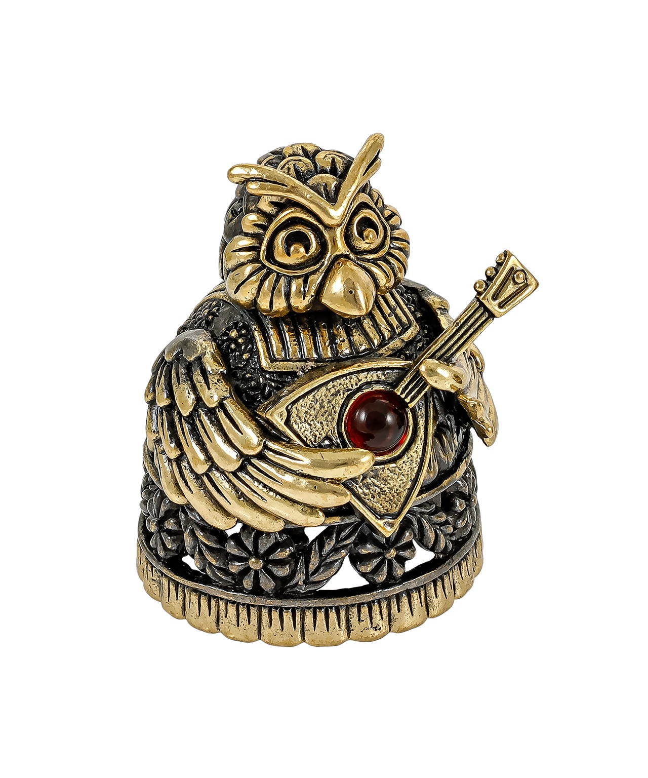 Колокольчик Филин с балалайкой 1582