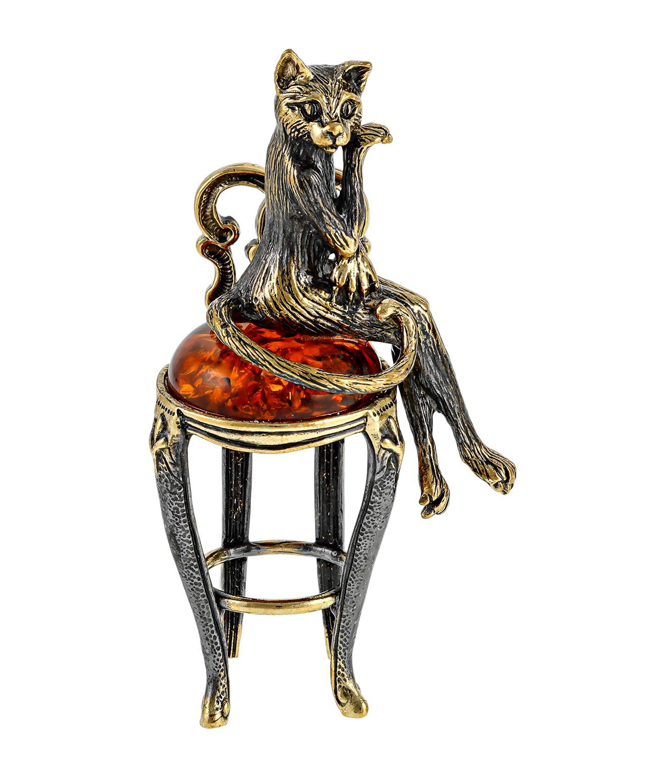 статуэтка котята на стуле