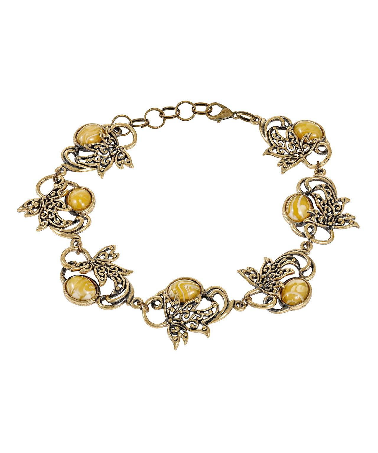 Браслет Лист Кленовый кружевной 3339