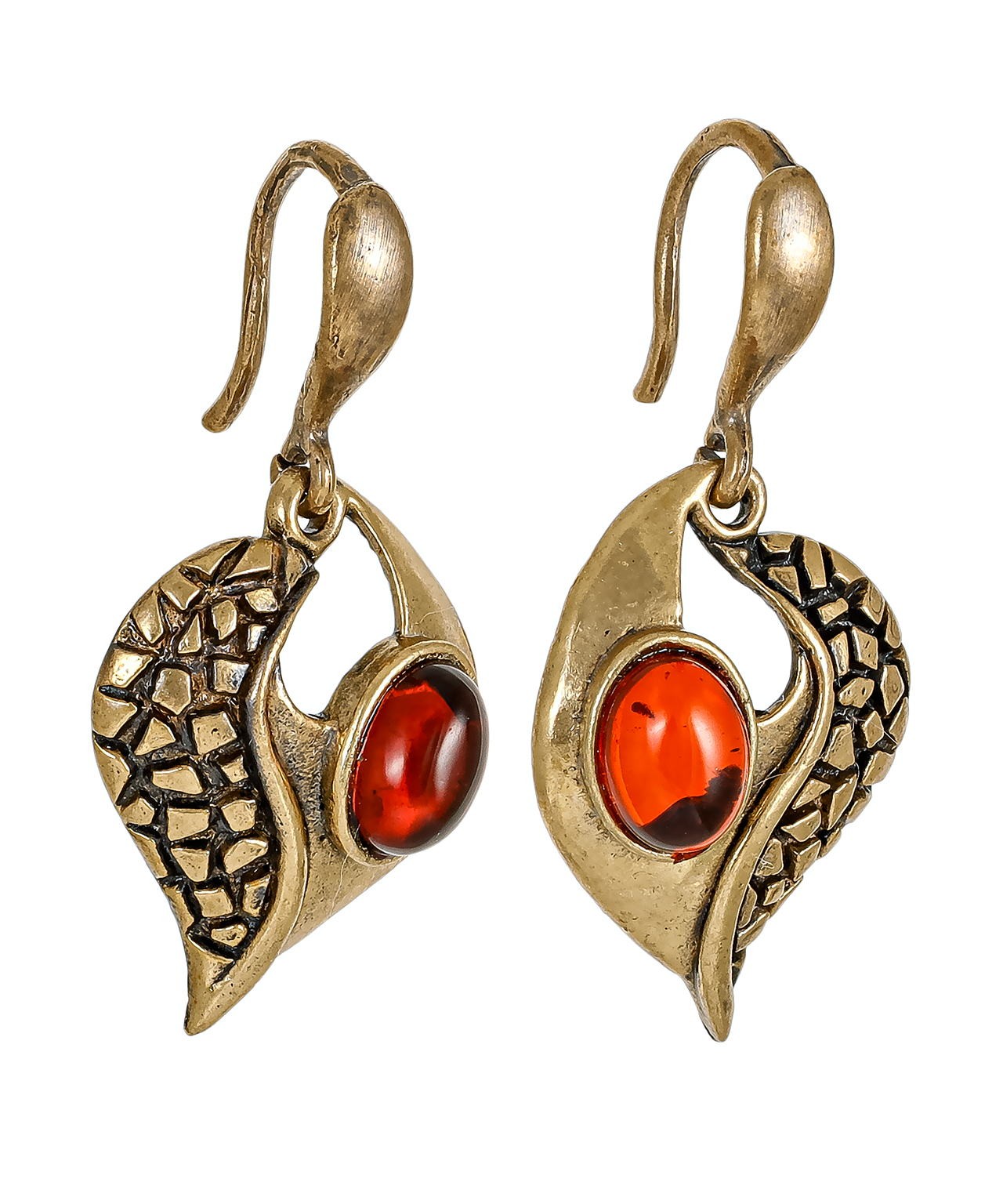 Серьги Сирень Капля 3509С