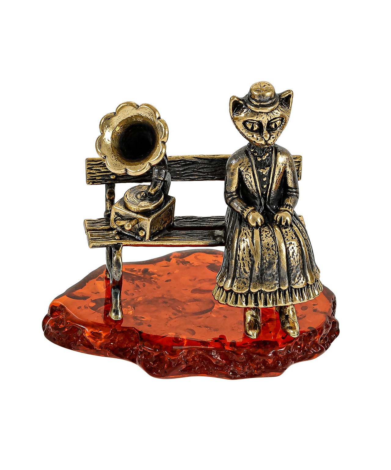 Кошка с патефоном 3642