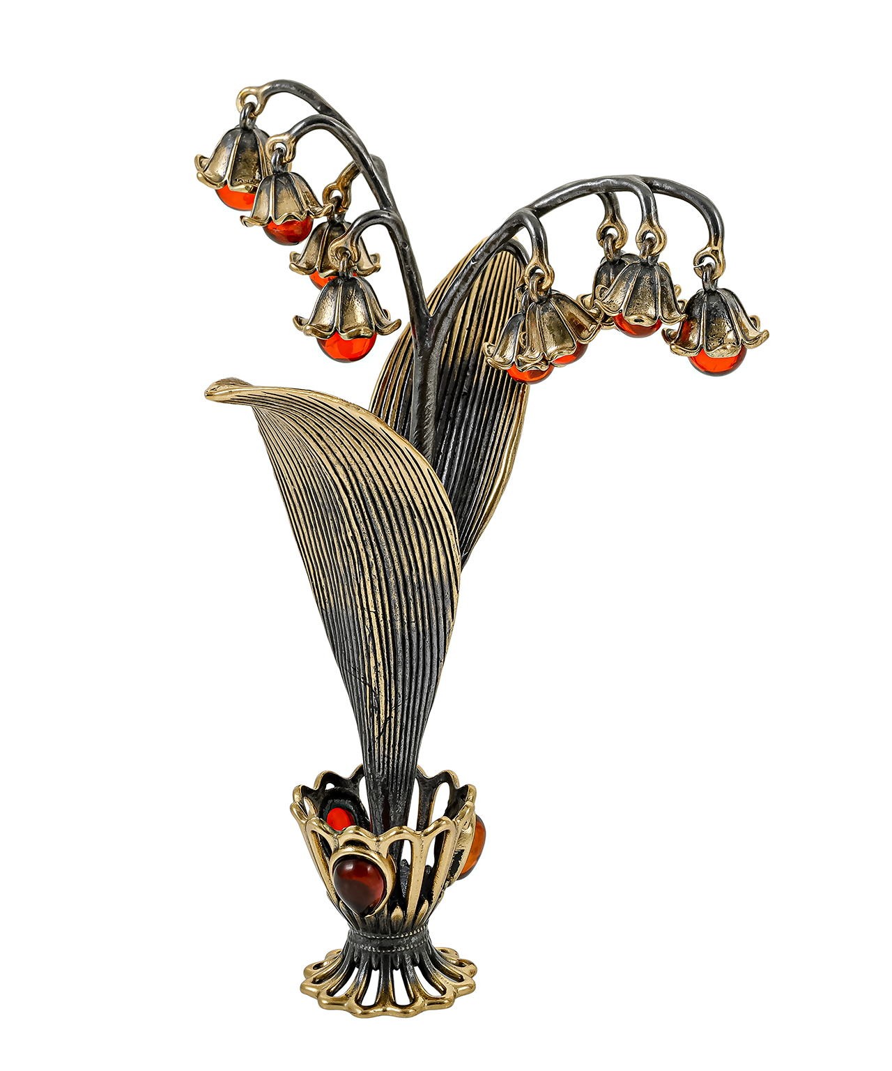 Букет Ландыши в вазе без подставки 3652.1