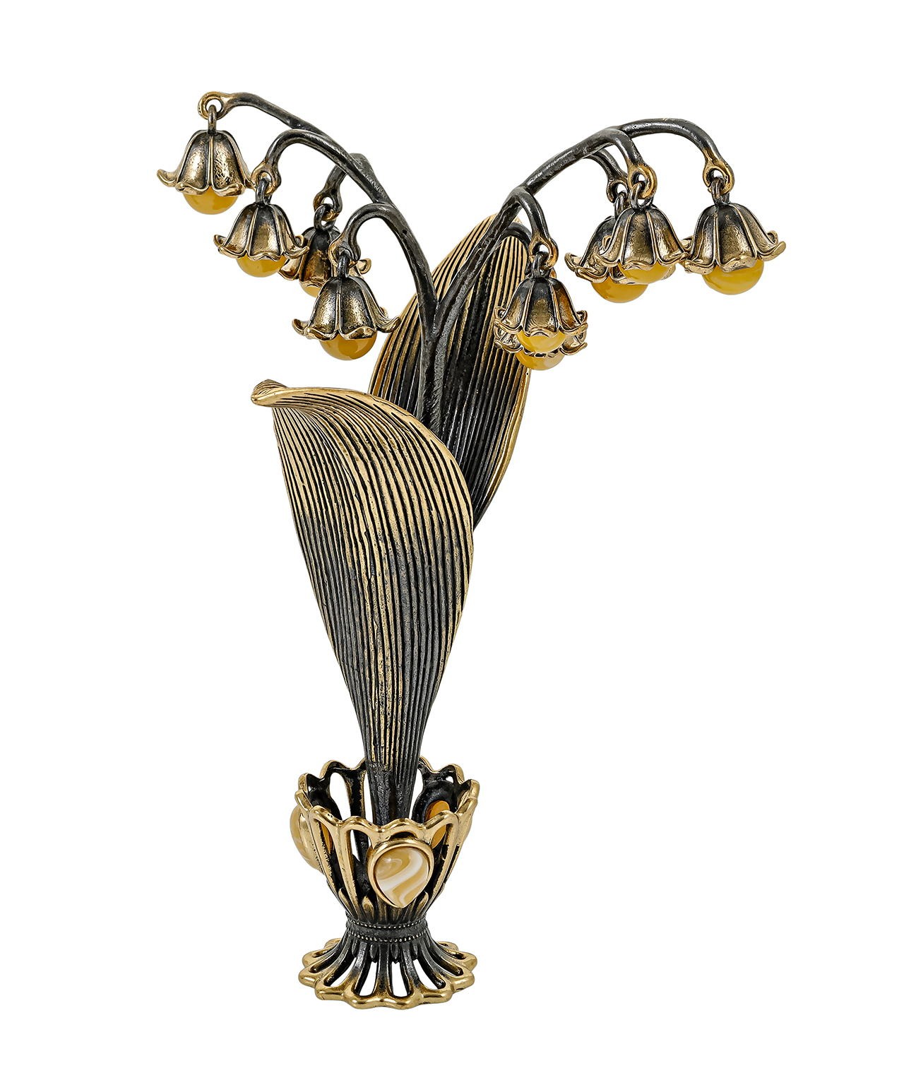 Букет Ландыши в вазе без подставки 3652.1