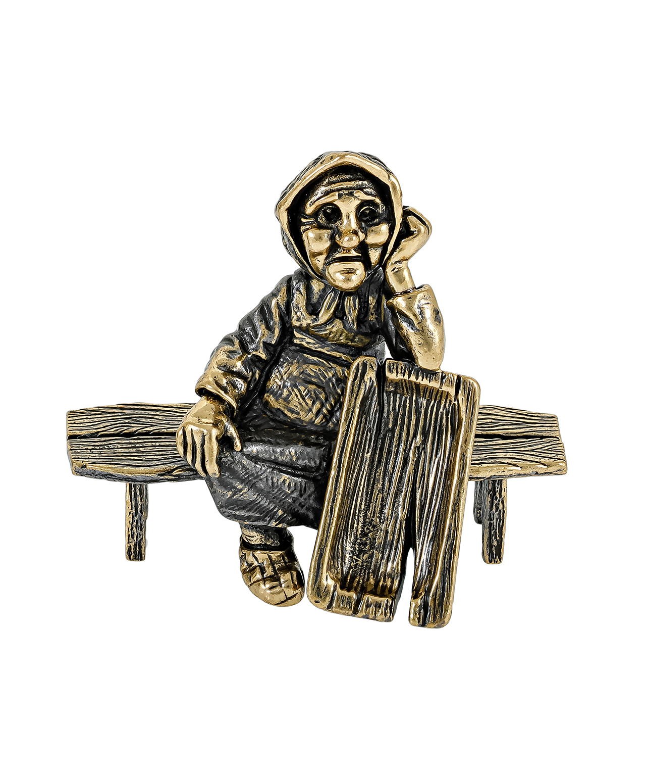 Старуха у корыта без подставки 3657.1