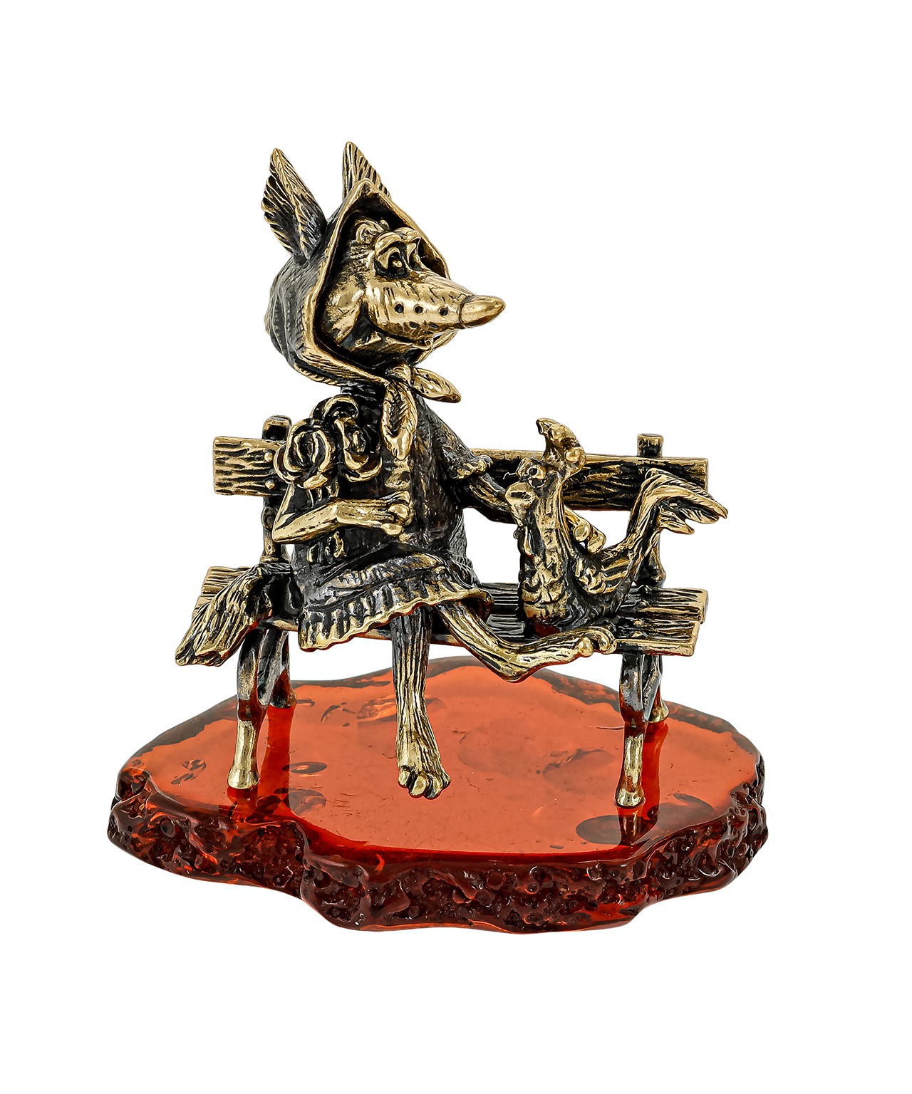 Лиса с курочкой 3660