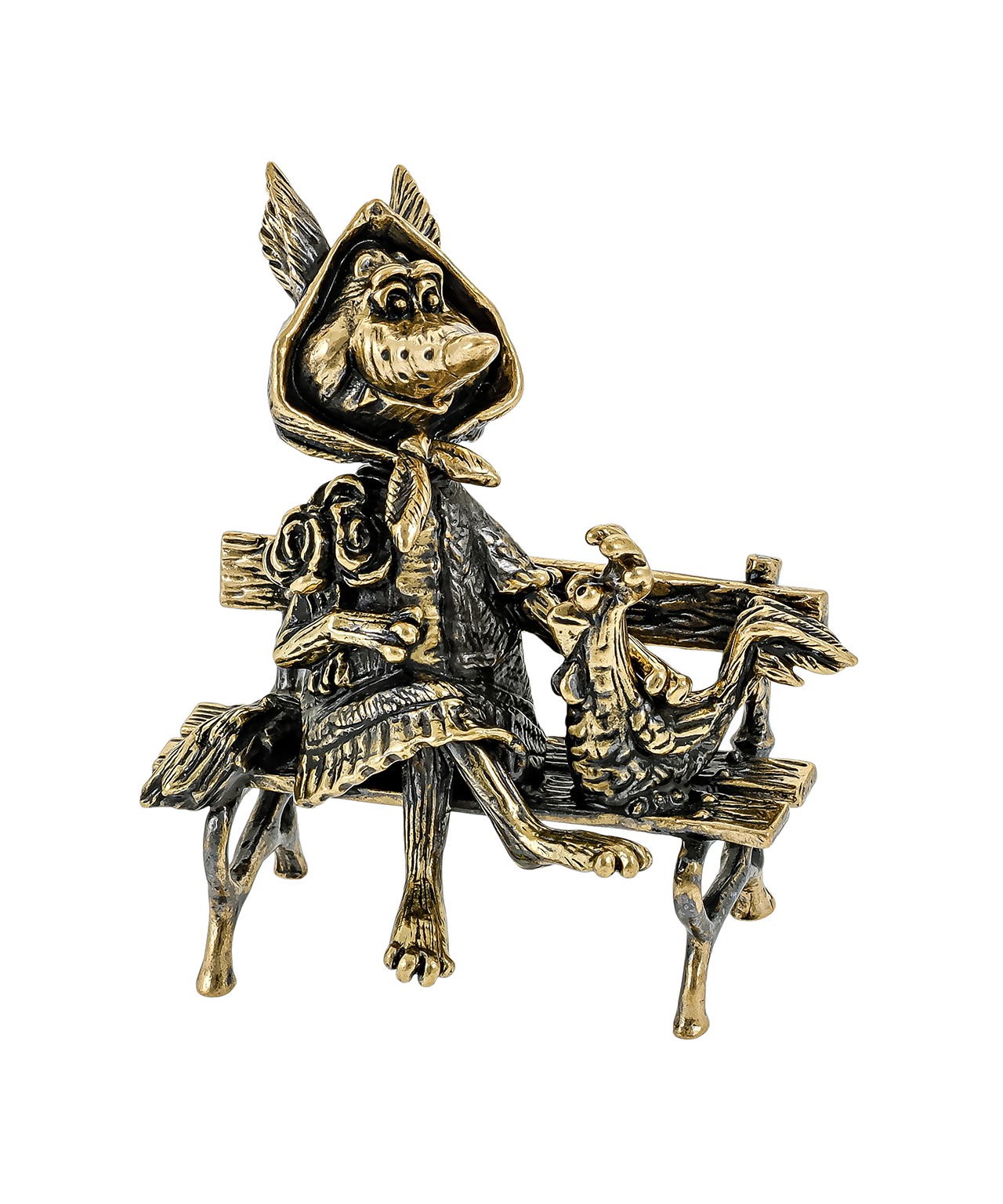 Лиса с курочкой без подставки 3660.1