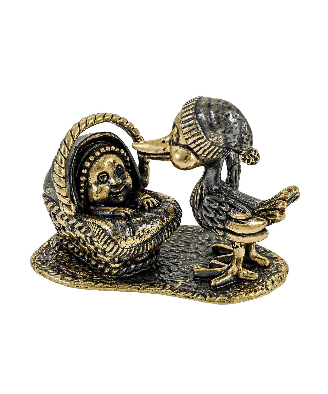 Птица Аист с люлькой без подставки 3676.1