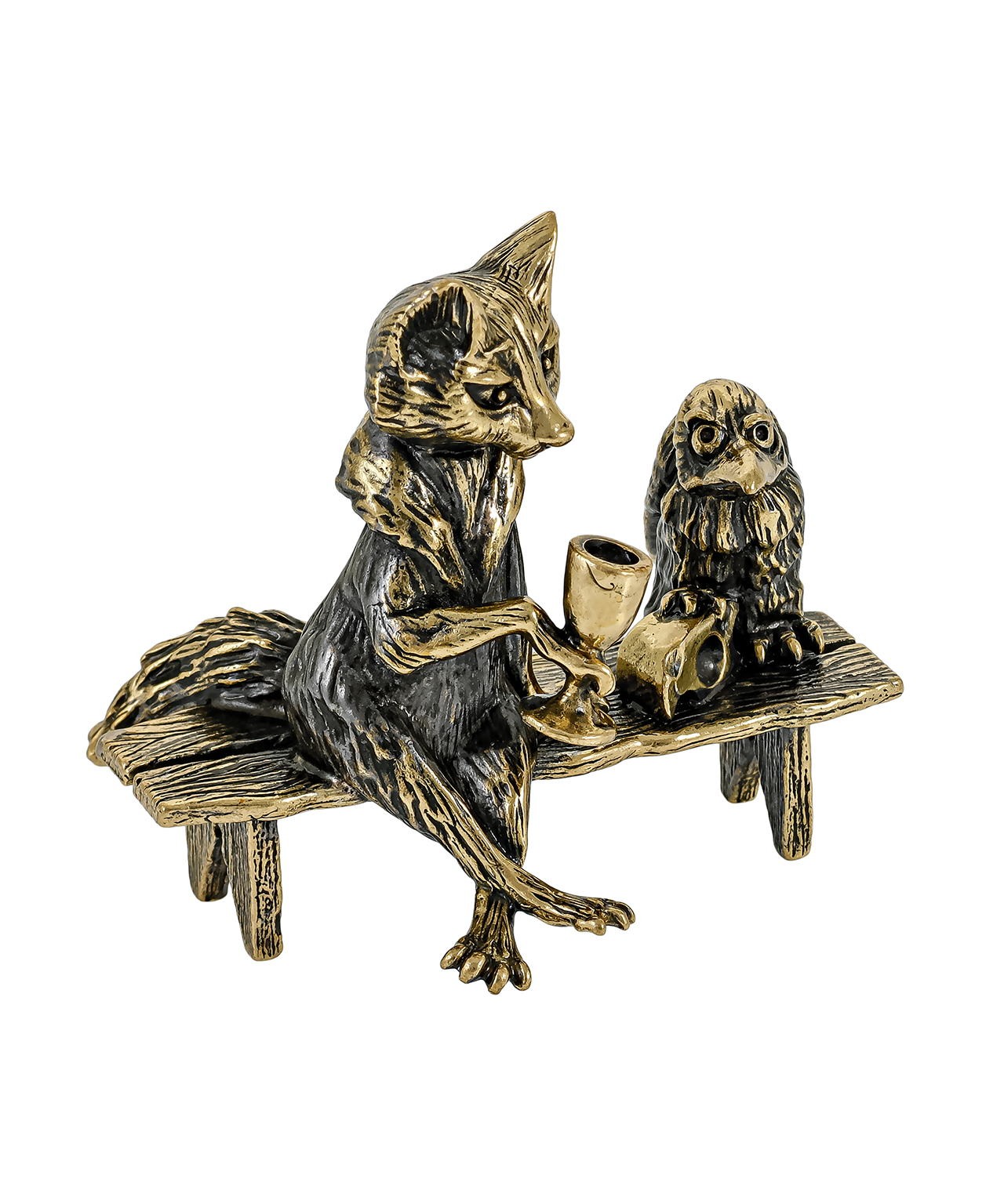 Лиса и ворона без подставки 3689.1