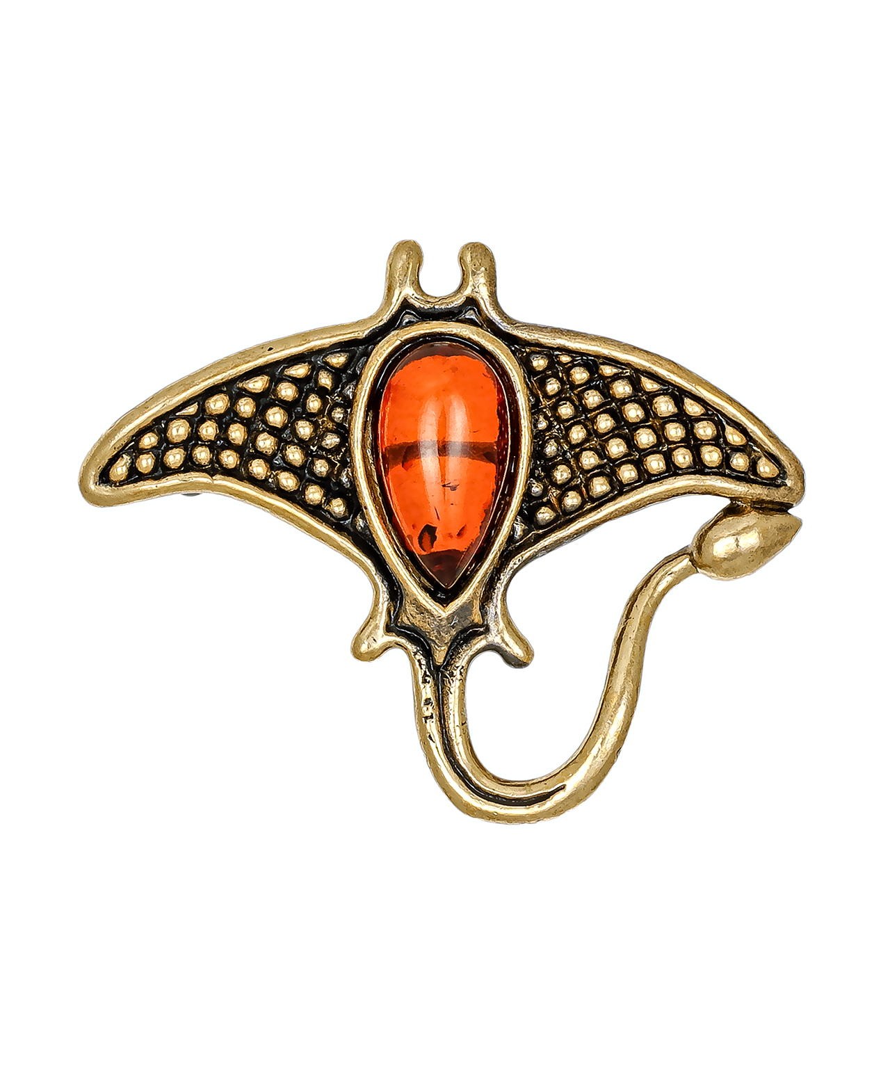 Брошь Скат 3844.4