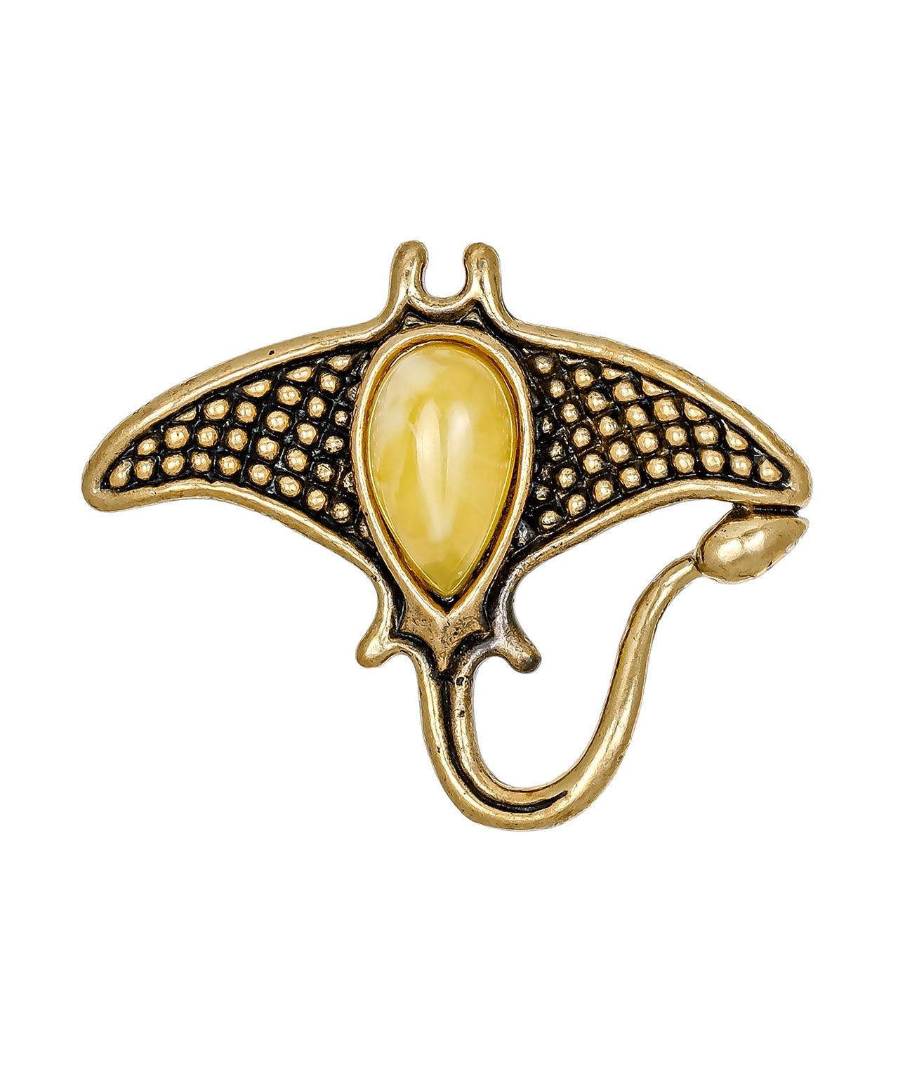 Брошь Скат 3844.4