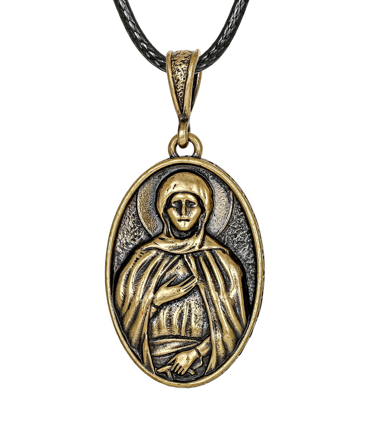 Подвеска Икона Ксения Петербургская Овал 3890.5