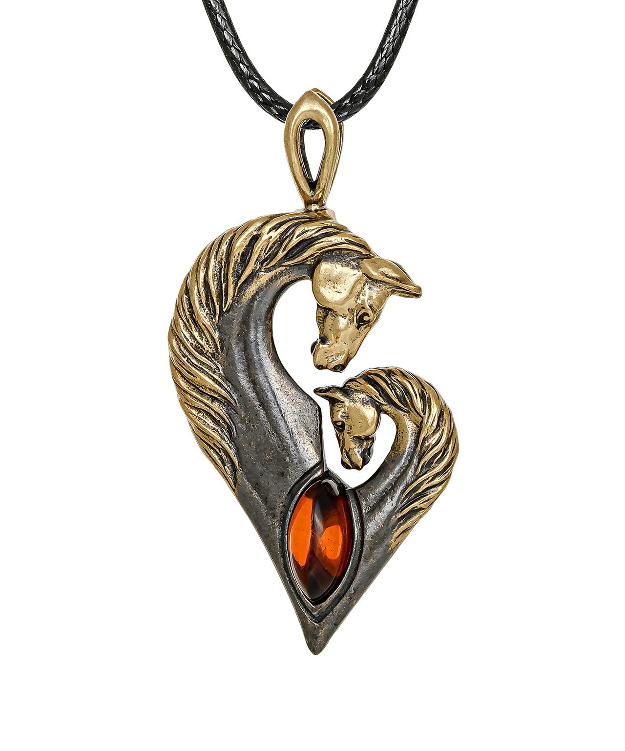 Подвеска Кони Сердце 3898.5