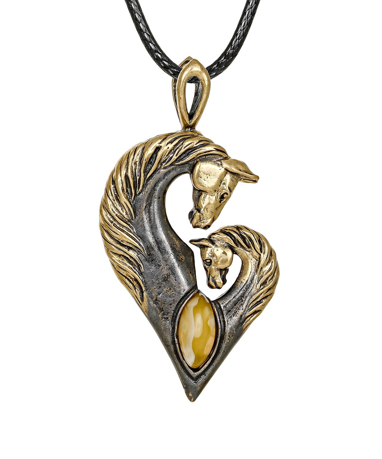 Подвеска Кони Сердце 3898.5