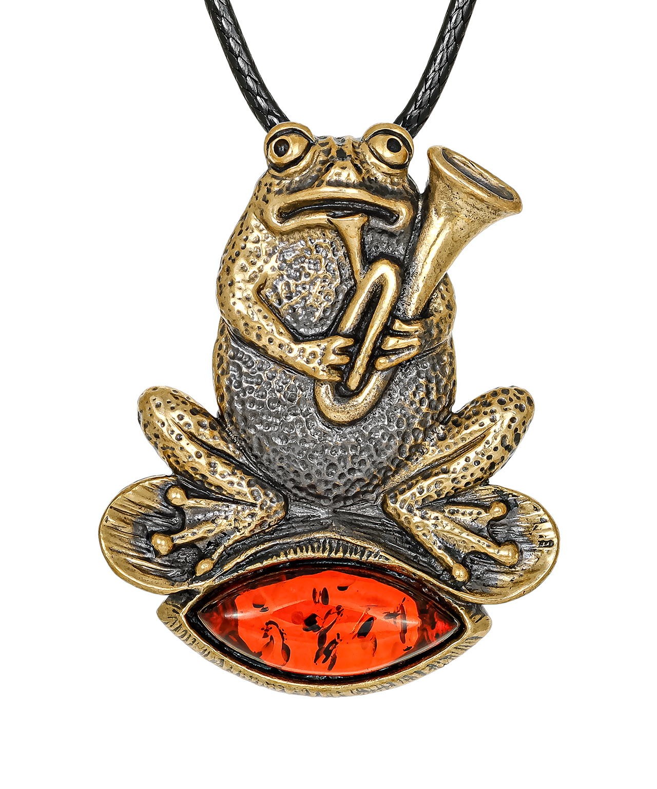 Подвеска Лягушка Саксофонист 3899.5