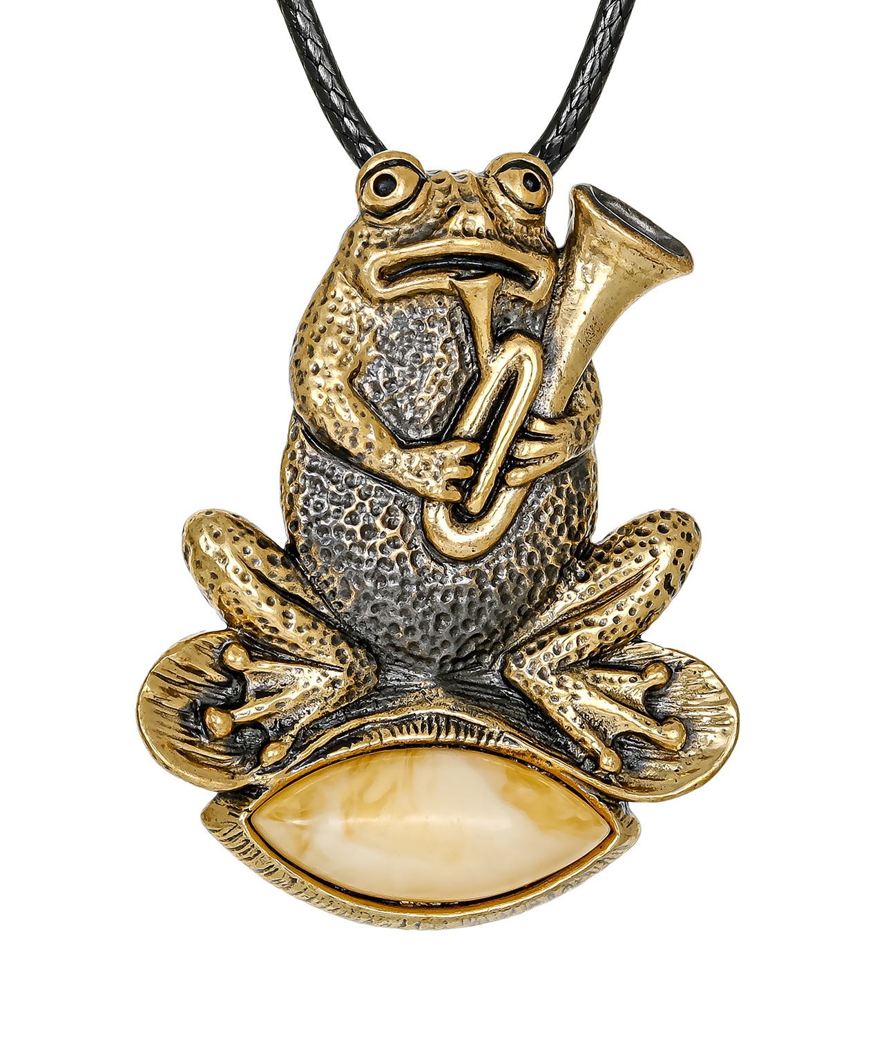 Подвеска Лягушка Саксофонист 3899.5