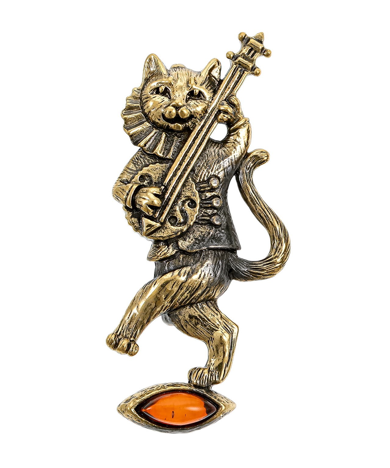 Брошь Кот Бард 3908.4