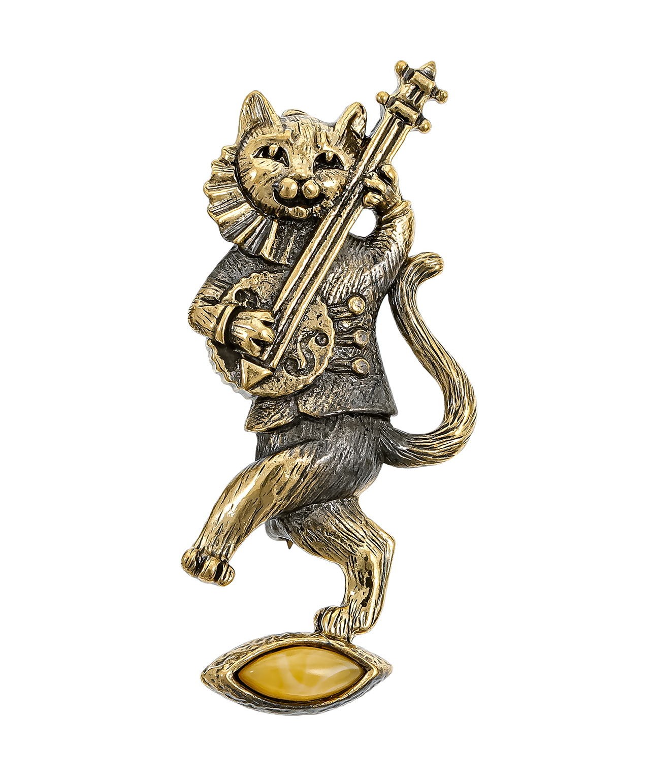 Брошь Кот Бард 3908.4