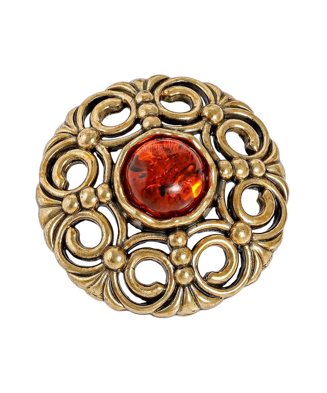 Пуговица Завиток Средняя 3918.2