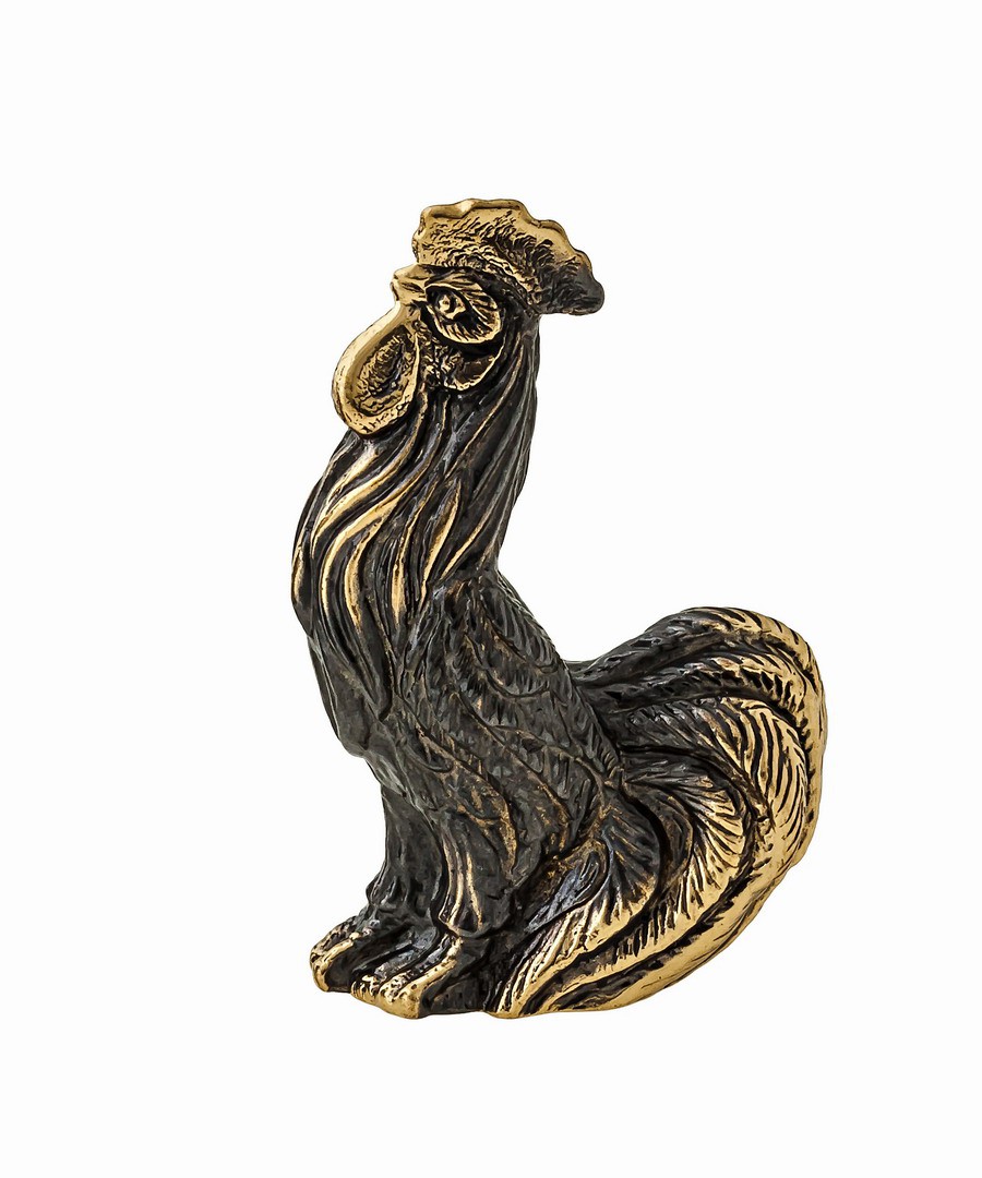 Птица Петушок золотой гребешок без подставки 1192.1