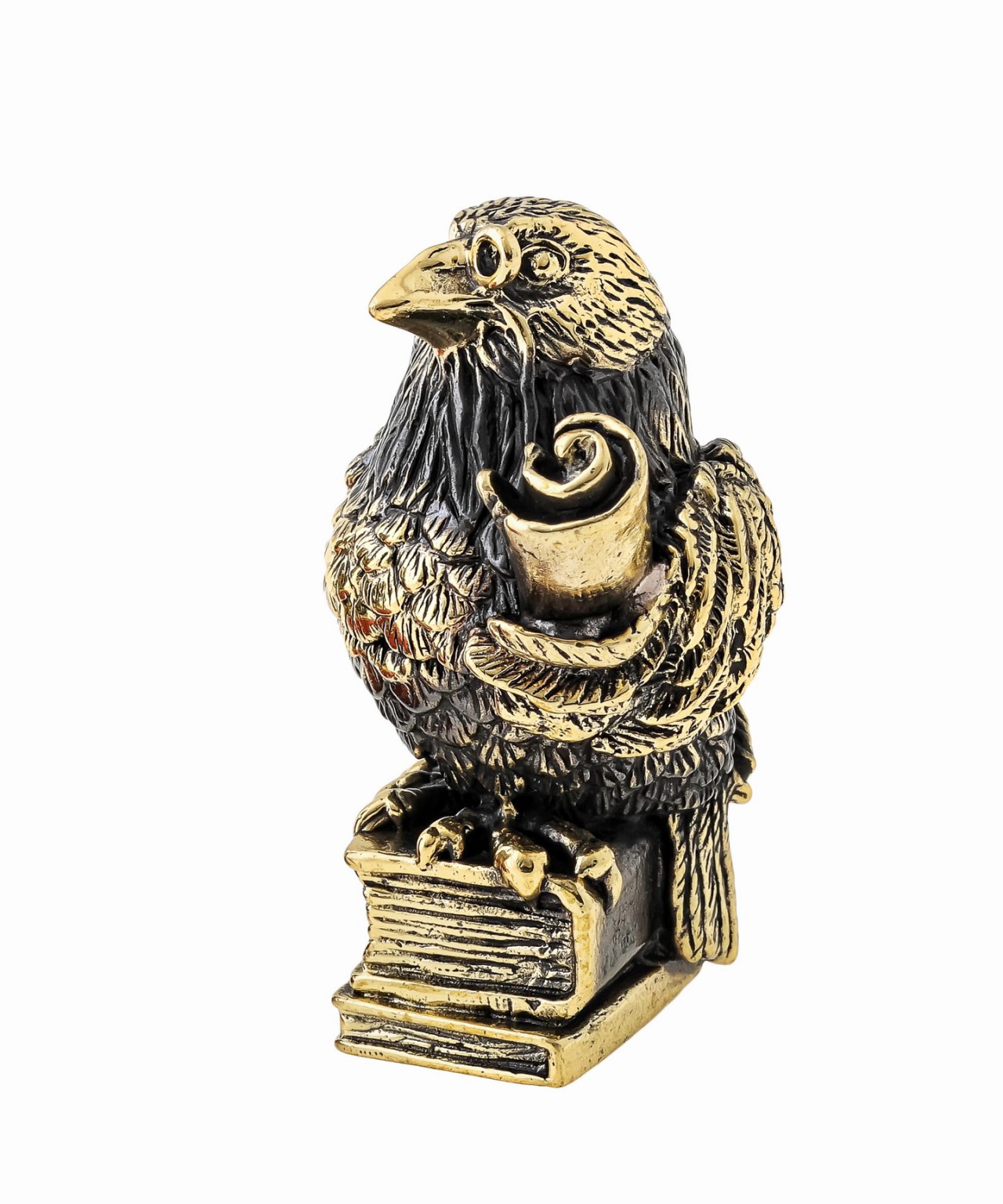Птица Ворон со свитком без подставки 1408.1